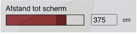 Afstand tot scherm