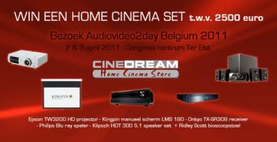 Winnaar win je eigen Home Cinema