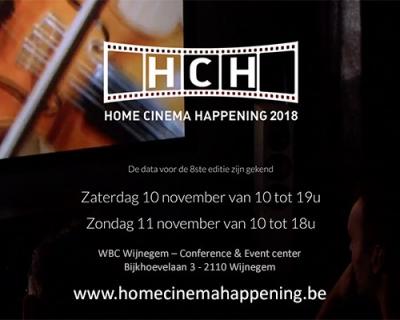 Home Cinema Happening 2018 - 10 november & 11 november 2018