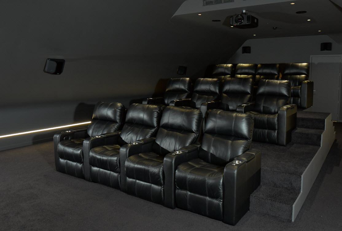 Home Cinema op zolder in Schilde - België