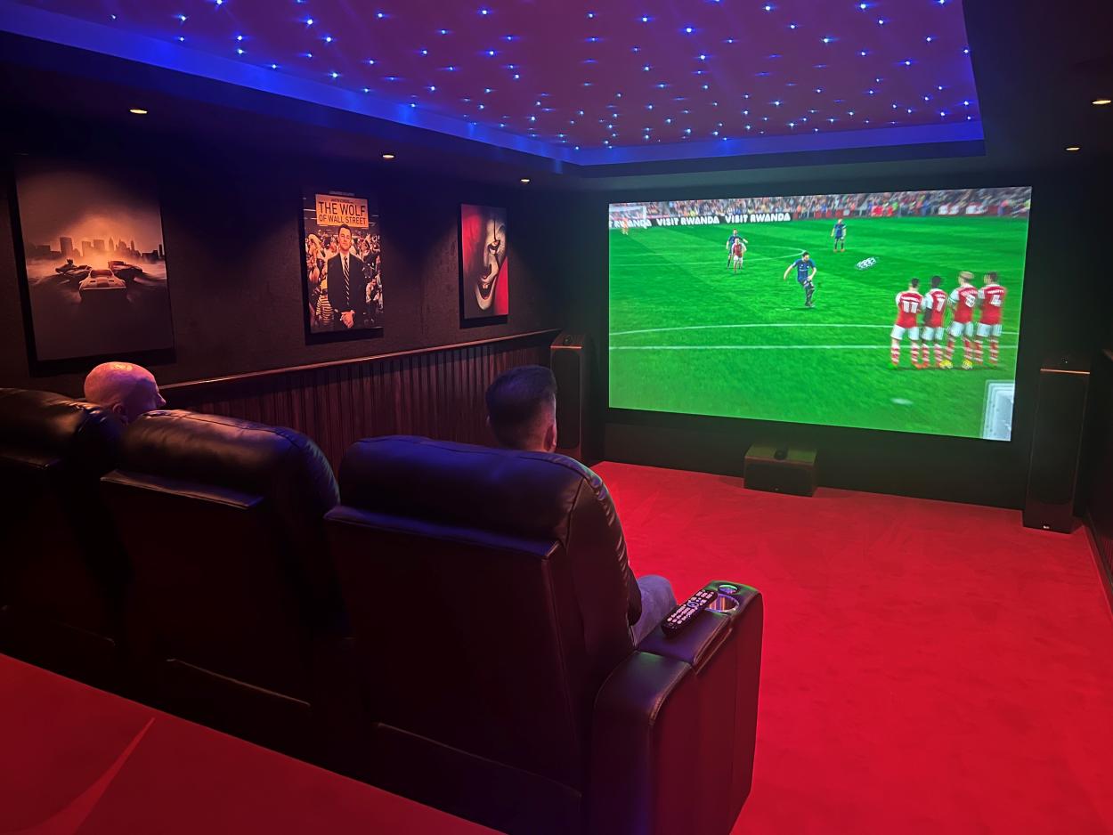 Vernieuwing Home Cinema ruimte in Limburg - België