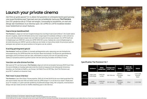 Samsung The Premiere specs Cinedream